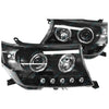Toyota Landcruiser 200 07-15 Angel-eye Projector LED BLACK Headlights