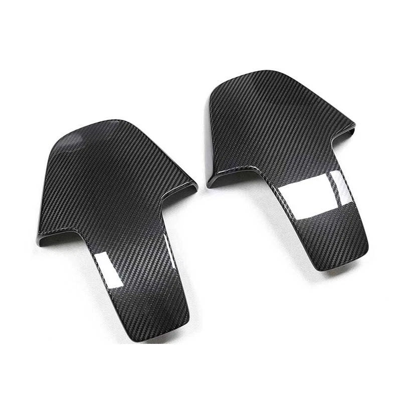 BMW M3 M4 G80 G82 G83 2021-2023 Gloss Carbon Fiber Seat Backrest Cover Trim