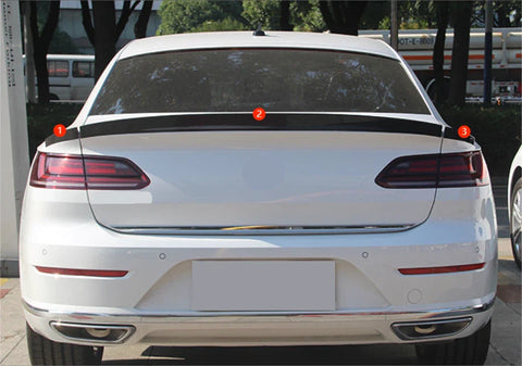 Volkswagen VW Arteon CC 2019-2024 Unpainted Rear Trunk Wing Spoiler