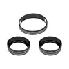 Ford Mustang (2015-2020) Black 3 x Car Headlight Volume Tune Knob Covers