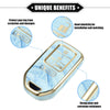 Honda Accord CR-V 5 Button Soft TPU Blue Key Fob Cover (2016-2023)