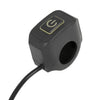 Motorcycle Handlebar Headlight Switch Button with Yellow Indicator Light