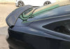 Ford Mustang Glossy Black 2 x DR Rear Spoiler Wing GT350 Style (2015-2023)