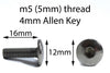 BMW S1000RR Bolt Clips Fairing Front Windscreen (2009–2011)
