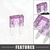 Car 3A Mini Blade Style Fuse Holder 12 AWG