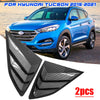 Hyundai Tucson Carbon Fiber Rear Window Louver Shutter Cover (2015–2021)
