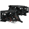 Toyota Landcruiser 200 07-15 Angel-eye Projector LED BLACK Headlights