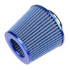3 Inch Universal Blue Car Inlet Short Ram Cold Air Intake Filter
