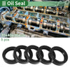 Make Model Oil Seal 30x40x10mm Rotary Shaft Seal NBR Black 5 Pcs