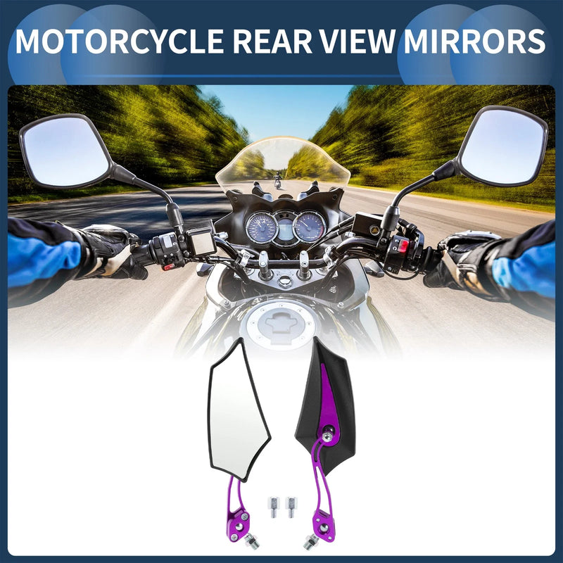 Motorcycle M8/M10 / 1 Set / Rear View Mirrors Handlebar