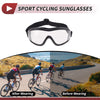 Motorcycle 1Pc Motorcycle Riding Goggles Clear Lens Black Frame Sunglasses