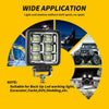 Car 4 Inch Square / 144W 48LED / Work Light