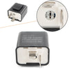 Turn Signal Light - Black Adjustable LED Flasher Relay