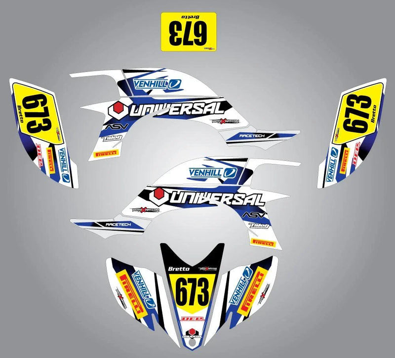 Yamaha YFZ ATV 2003-2008 - Storm Style Stickers Custom Graphics Kit