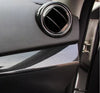 Mazda 3 2 x ABS Carbon Fiber Style Interior Side Vent Cover Trim (2010–2013)