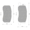 Mitsubishi Colt RG Front Disc Brake Pads Set (2006-2012)