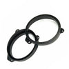 Subaru Forester 6.5" Black Front Door Speaker Spacers (2003-2023)