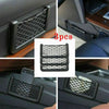 3 x Car Seat Side Back Storage Net Bag Phone Holder Pocket Organizer Black
