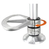 Tube Post 72.6mm Heavy-Duty Cast Aluminium Boat Pedestal Footrest