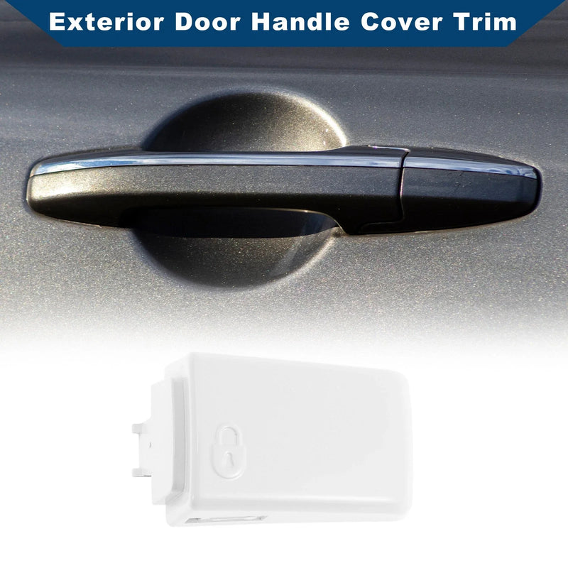 Land Rover LR4 / Discovery 4 White Exterior Door Handle Cover Trim (2010-2016)