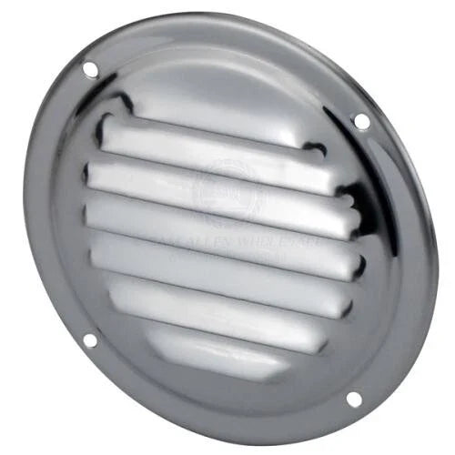 Boat / Caravan / Camper Stainless Steel Round Surface Mount Louvre Vent 152mm