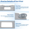 Honda Civic Gray Left & Right Side Sun Visors (1996-2000)