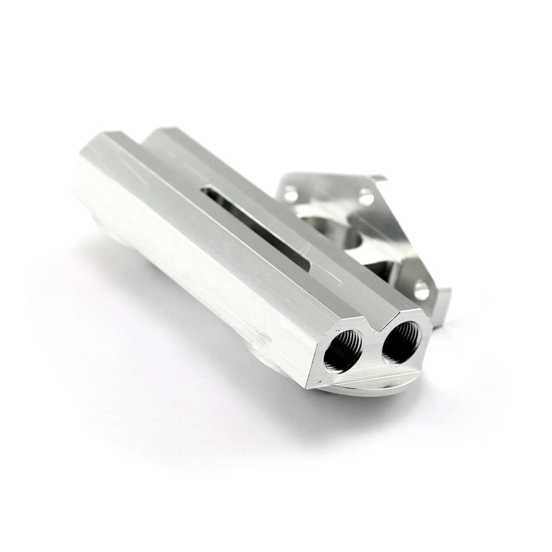 Car Model Aluminum Dual Remote Oil Filter Mount Brackets