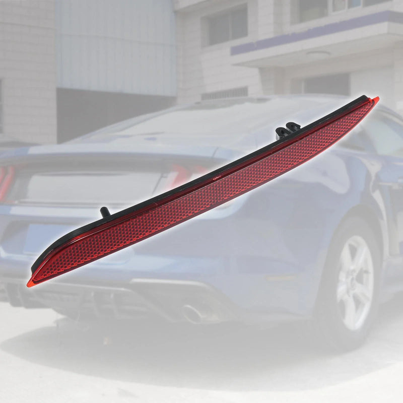 Ford Mustang (2015-2017) Red 2 x Bumper Reflector Stickers
