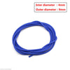 Car SUV 4mm Blue Silicone Rubber Vacuum Tube (5 Meter)