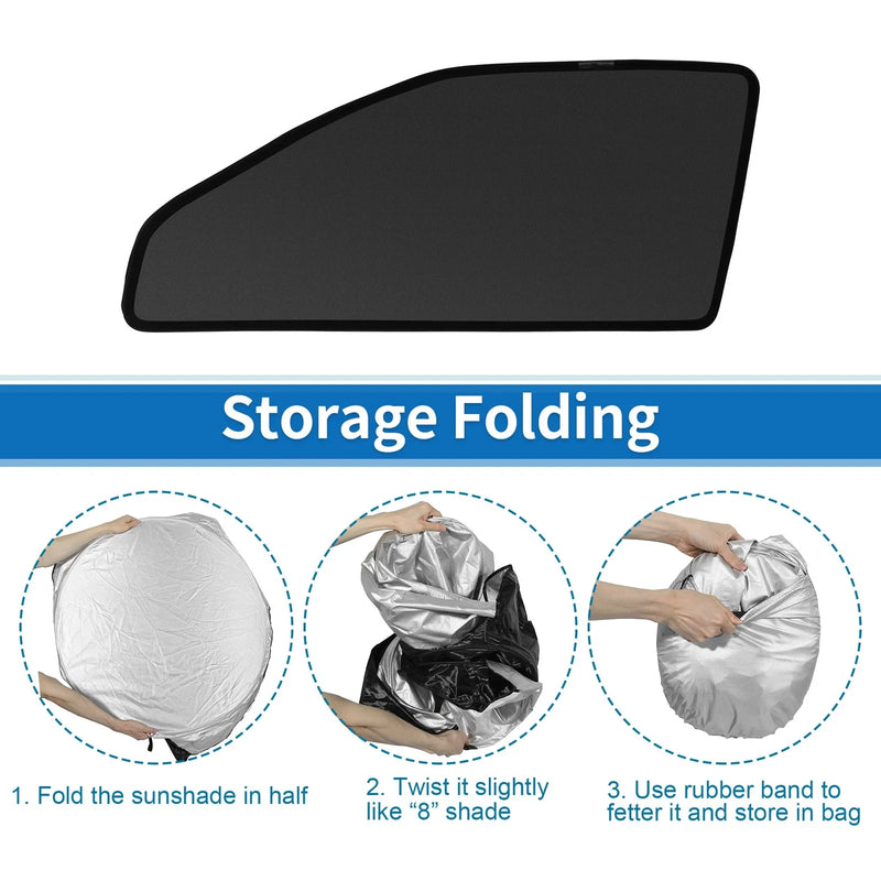 Toyota Yaris Cross Driver & Passenger Side Black Car Window Cover Net