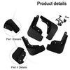 Polestar 2 Mud Flaps 4Pcs Splash Guards Fender Cover (2021–2023)