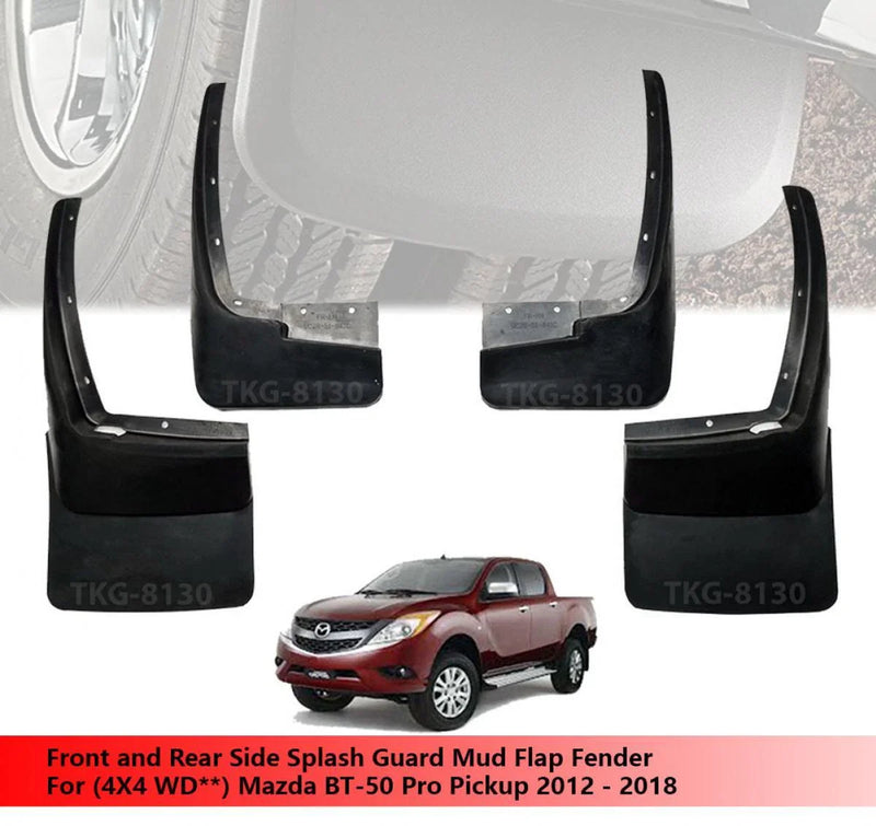 Mazda BT-50 BT50 Pro 2012-2018 Splash Guard Mud Flap (4WD)