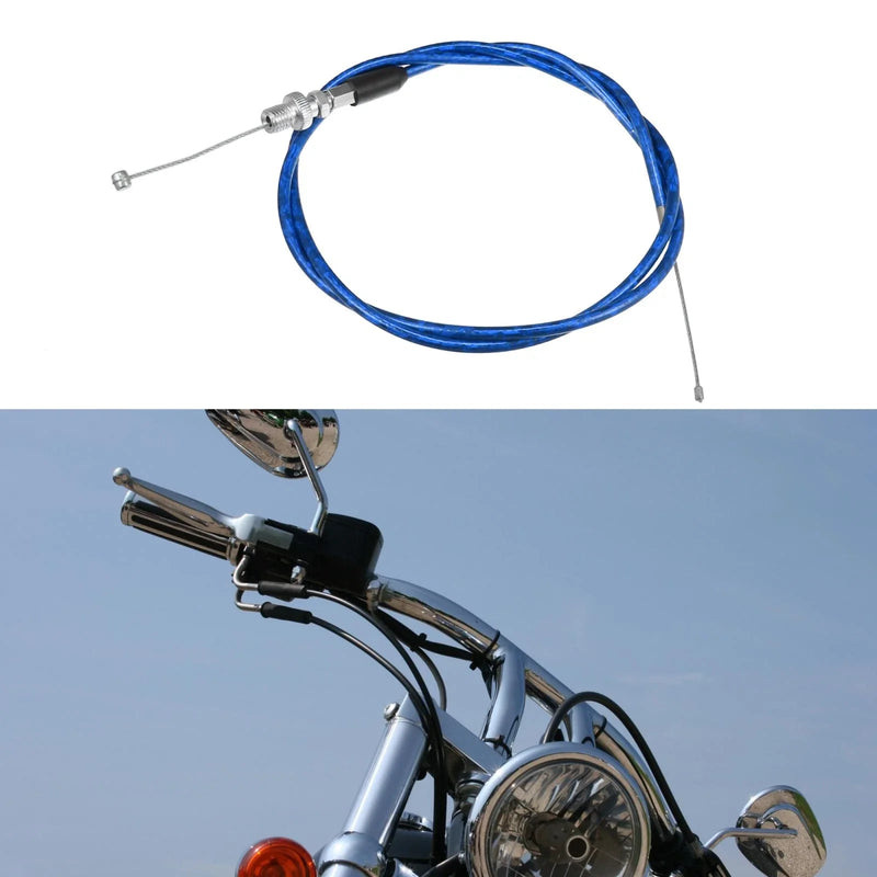 ATV Quad Bike Blue 120cm Throttle Cable Wire