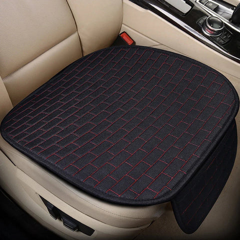 Universal Fit - Protective Black Seat Mat Cover Front Car Seat Covers