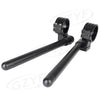 Motorcycle - Black 52mm Clip On Handlebar Fork Tubes (Universal)