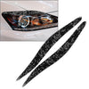 Lexus IS250 IS350 Forged Pattern Headlight Eyebrow Eyelid Covers (06-12)