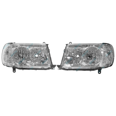 Toyota Landcruiser 100 Series 2005-On Left Right L+R LH+RH Headlights Pair