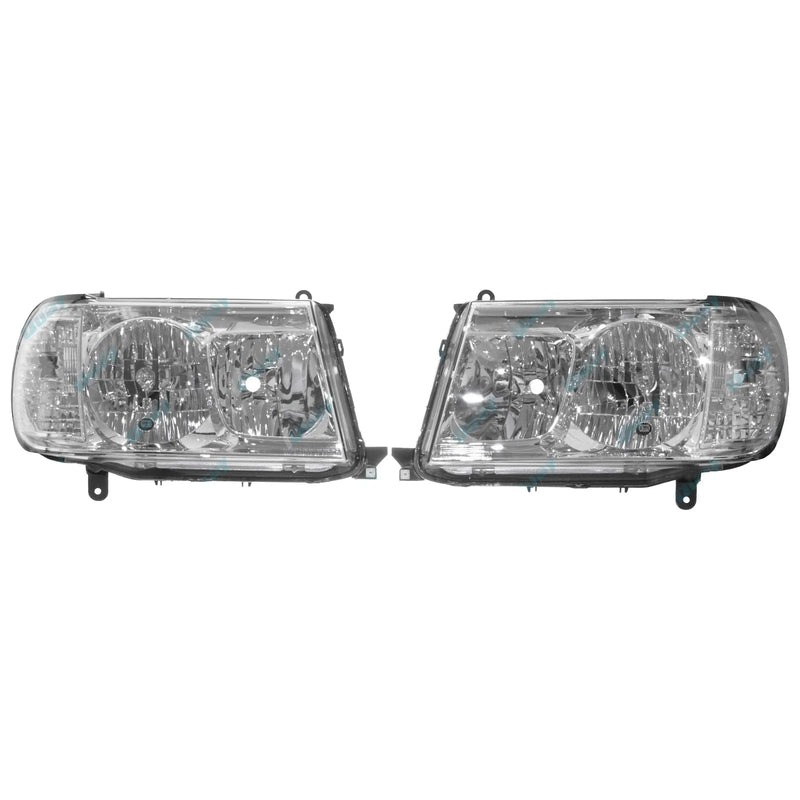 Toyota Landcruiser 100 Series 2005-On Left Right L+R LH+RH Headlights Pair