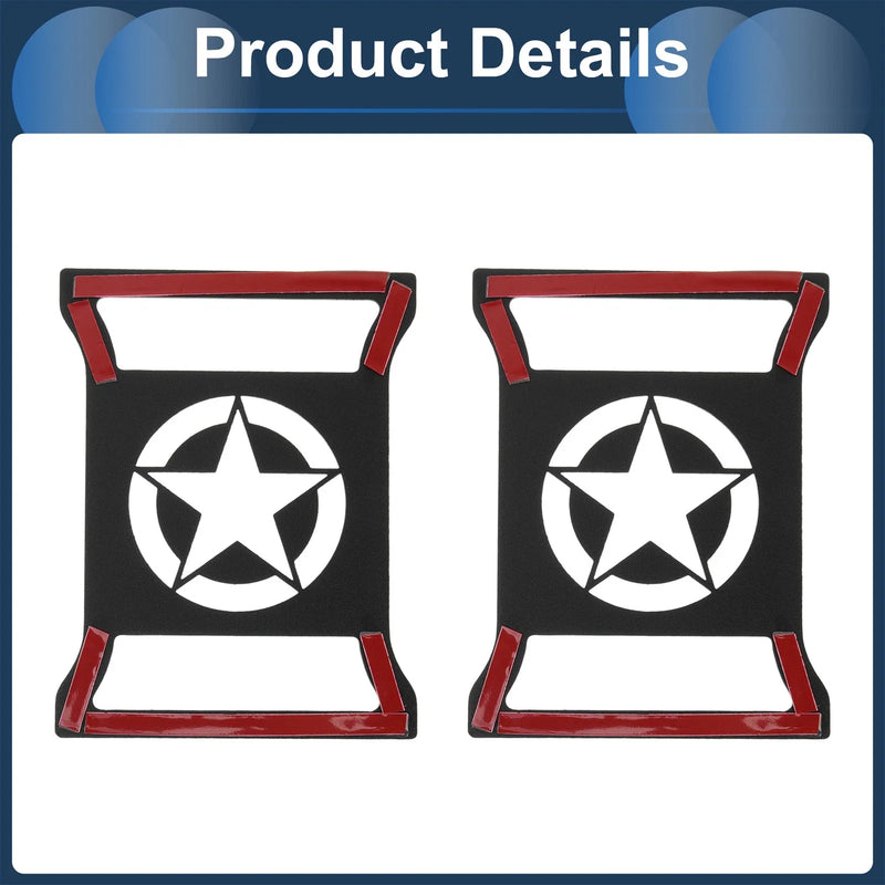 Jeep Wrangler Headlight Trim Bezels