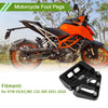 KTM EX / EC / MC 125-300 Aluminum Alloy Black 1Pc Foot Pegs (2021–2024)