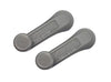 Isuzu Rodeo / Trooper Window Crank Handle 2 x OEM Gray (1988-1995)