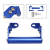 Motorcycle 22mm CNC Blue Phone Holder