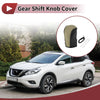 Nissan Murano (2009-2013) Black Beige Faux Leather Car Gear Shift Knob Cover