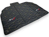 Lamborghini Aventador SVJ Black Leather Floor Mats (2019-2023)