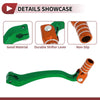 Kayo T6 Gear Shift Lever Green Orange Silver Tone