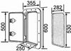 Caravan RV Access Hatch 600mm x 355mm with 2 Recessed Handles White
