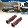 Grip Cover / 7/8 22mm / Motorcycle Hand Grips Rubber Brown 1 Pair