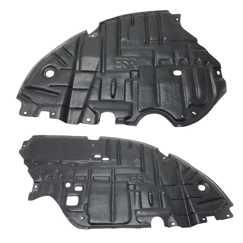 Set of 2 Engine Splash Shield For Lexus ES350 2016-2018