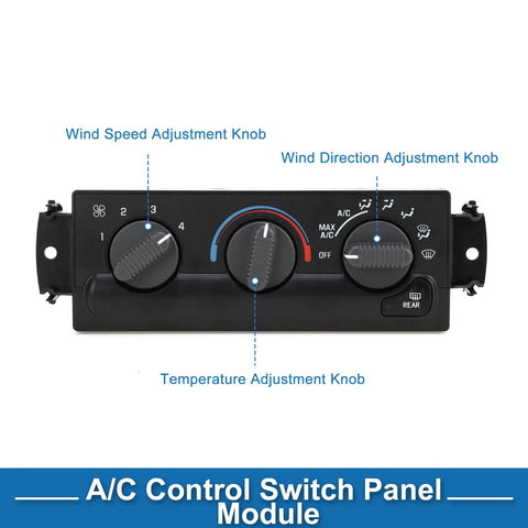 Chevrolet Blazer HVAC A/C Climate Control Panel (1998-2005)