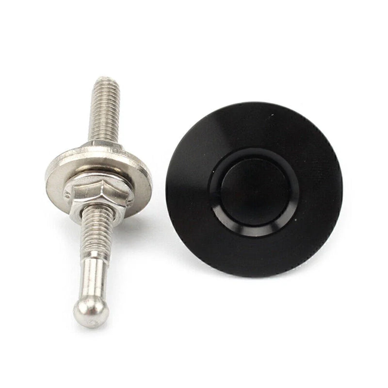 Car Bonnet Lock Clip Bumper Universal Push Button Quick Release Hood Pins